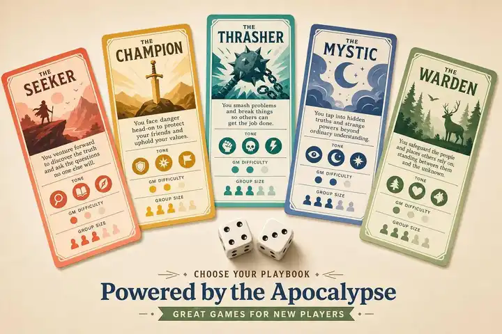Best Powered by the Apocalypse Games for New Players