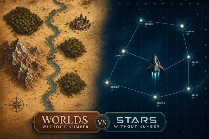 Worlds Without Number vs Stars Without Number: Which Game Fits Your Campaign?