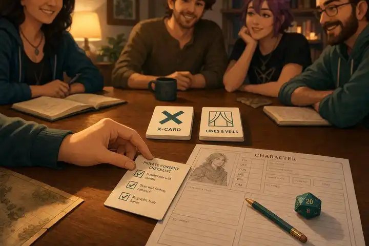 RPG Consent Checklist: How to Use One Without Killing the Mood