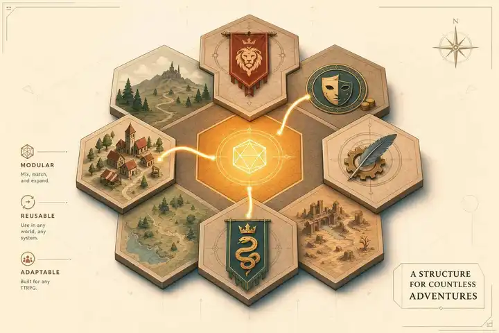 D&D Campaign Template: A Reusable Structure for Any TTRPG