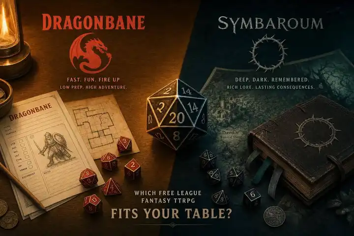 Dragonbane vs. Symbaroum: Which Free League Fantasy TTRPG Fits Your Table?