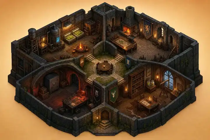 Want a TTRPG With a Base to Build? Blades in the Dark, Mutant: Year Zero, Vaesen, and Forbidden Lands Compared