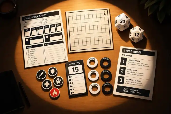 7 High-Contrast Aids for TTRPG Play
