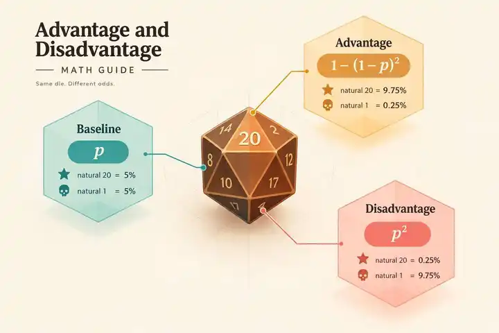 Advantage and Disadvantage: Math Guide