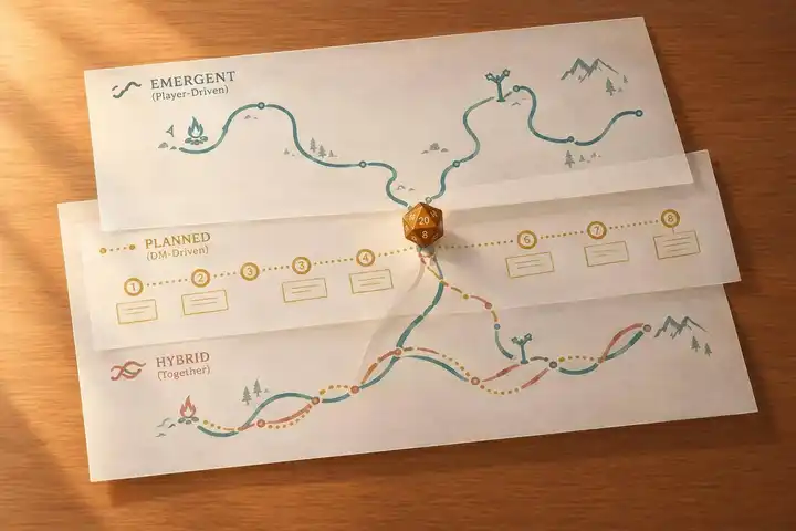 Emergent Narrative vs Planned Plot in TTRPGs