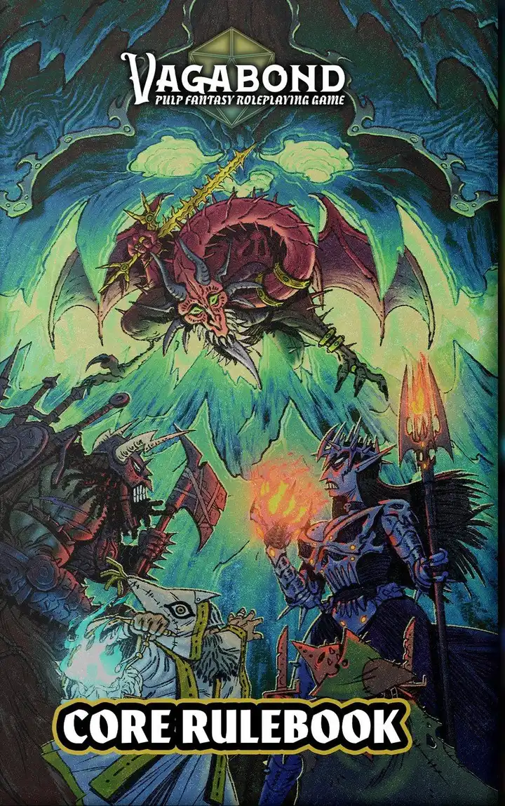 Vagabond // Pulp Fantasy RPG cover art