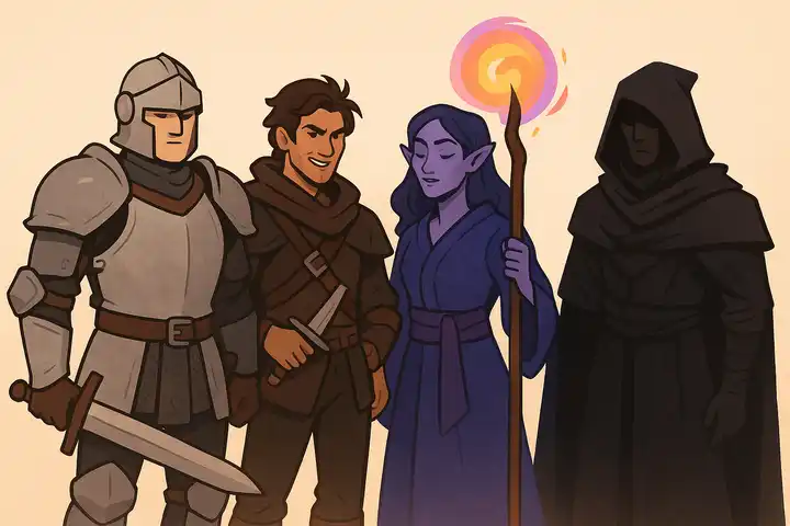 How to Design RPG Character Creation: 4 Approaches