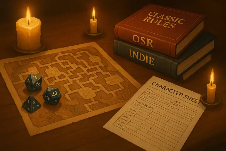 Guide to ACKS, OSE, OSR & Indie TTRPG Books