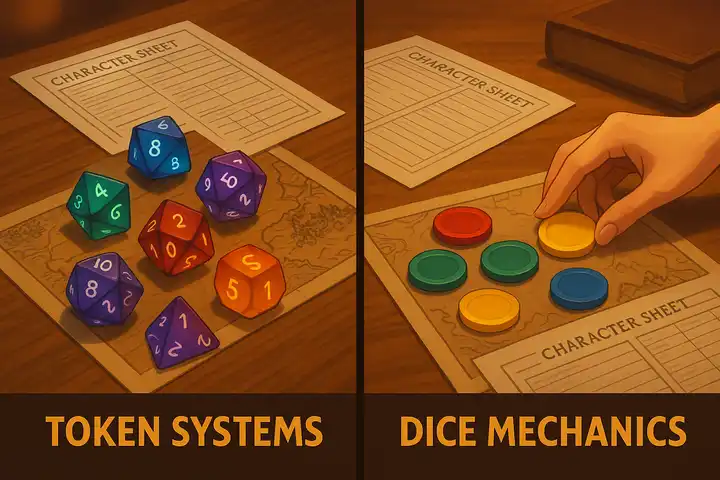 Token Systems vs Dice Mechanics in RPGs