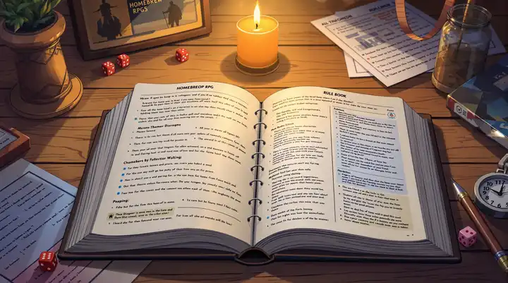 Formatting Rulebooks for Homebrew RPGs